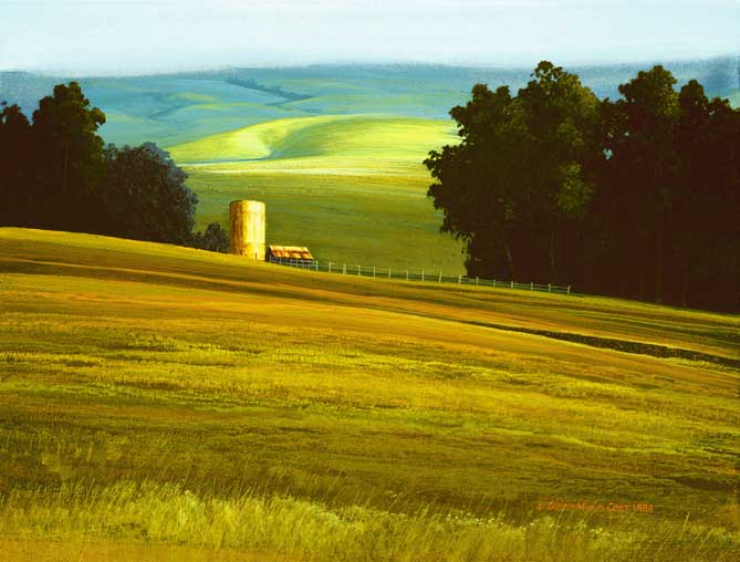 Curtis Wilson Cost Painting: Green Flash