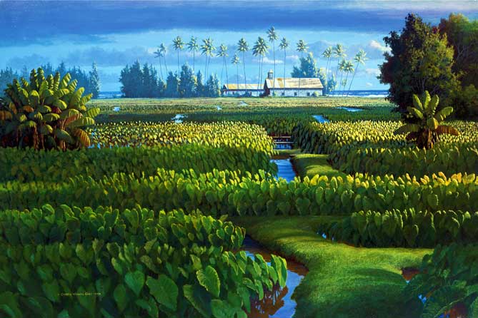 Curtis Wilson Cost Painting: Keanae Dawn