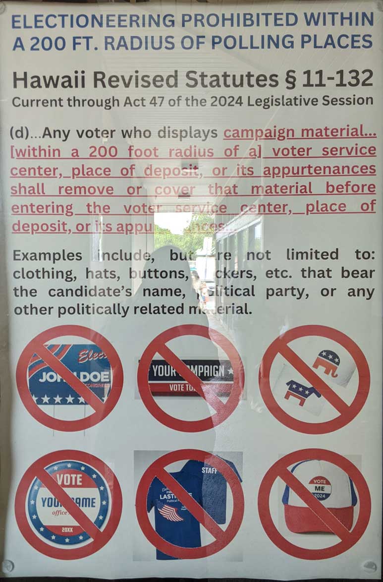 Hawaii Election Rules