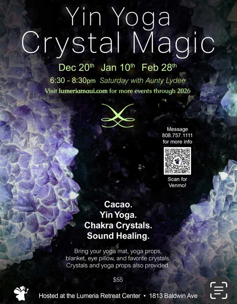 Yin Yoga Crystal Sound Healing