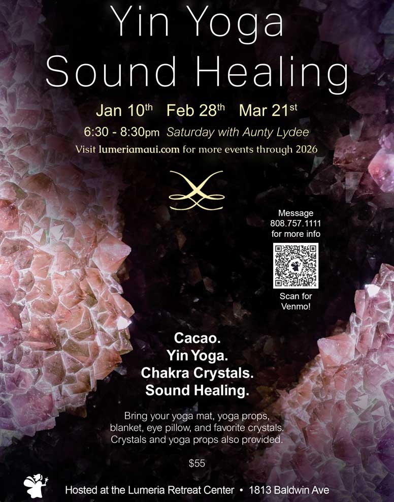 Yin Yoga Crystal Sound Healing