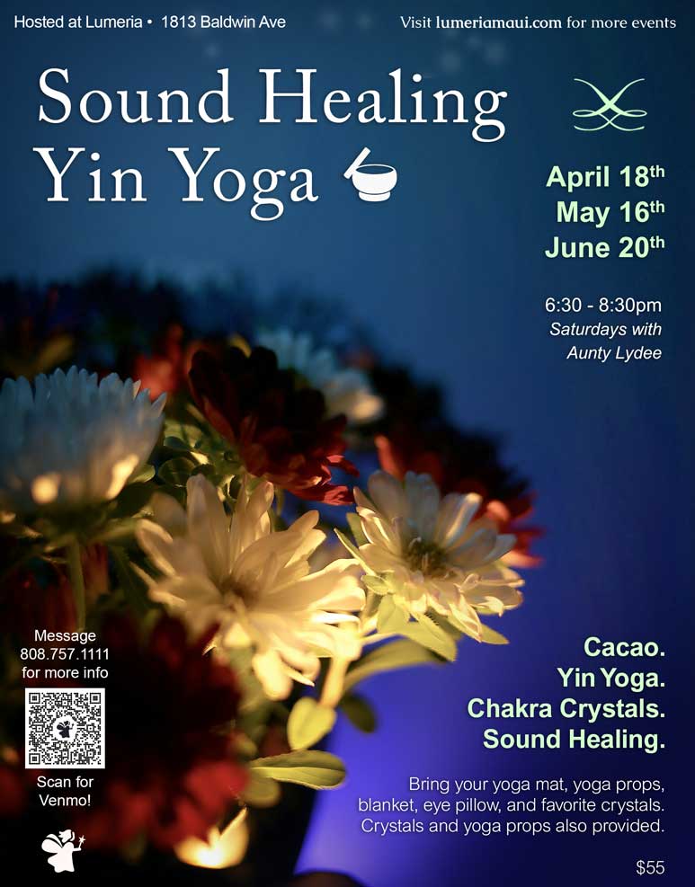 Yin Yoga Crystal Sound Healing