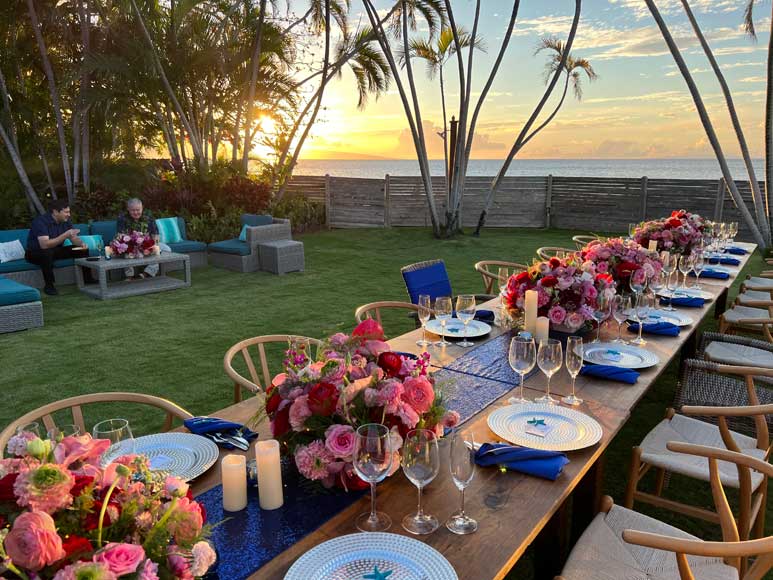 Private Oceanfront Dining at Royal Lahaina