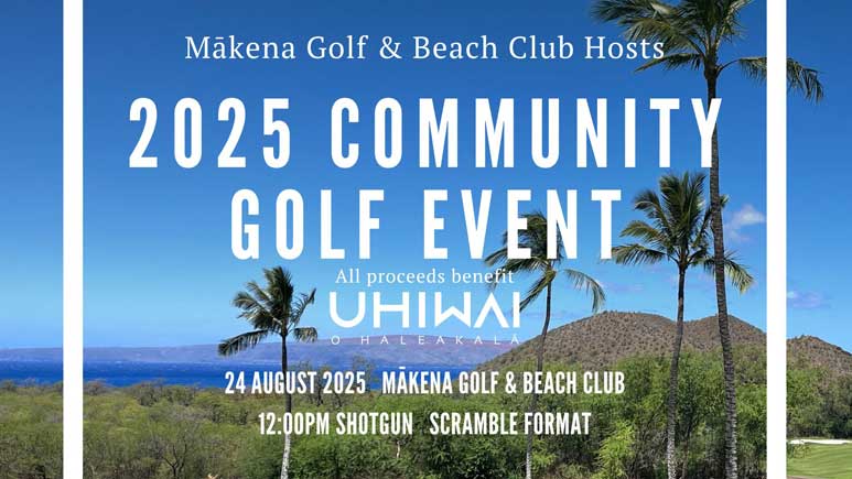 Ulu Mai He Wai Community Golf Event Aug 24